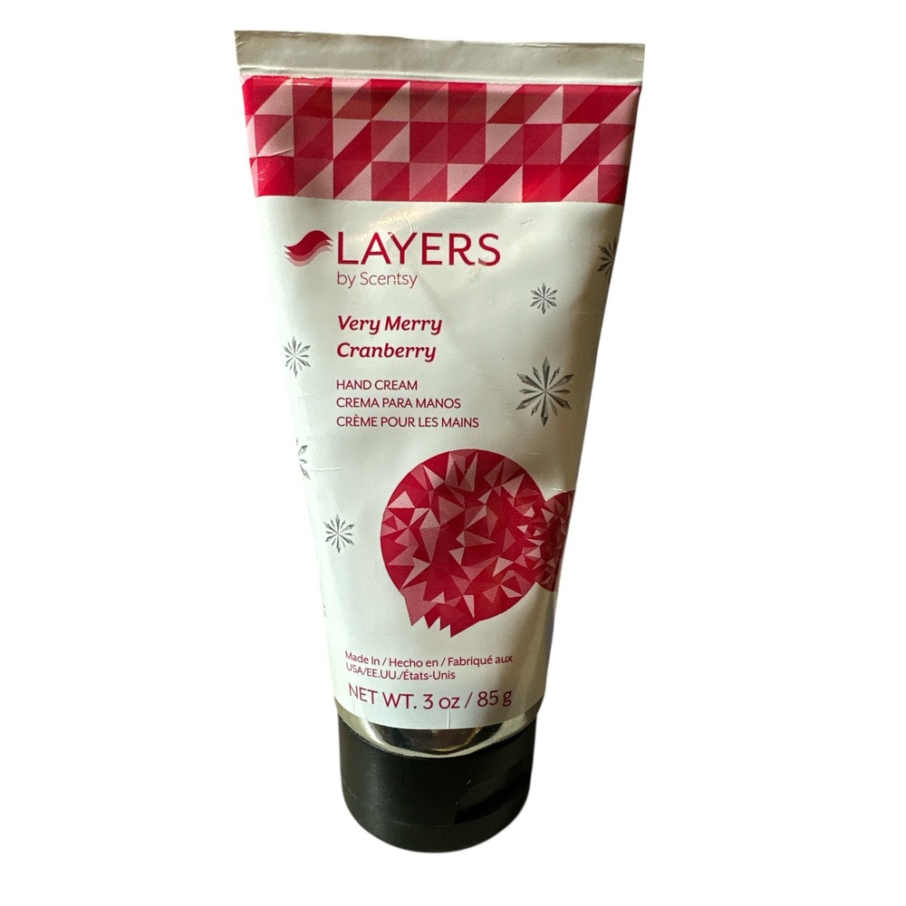 Scentsy Layers Hand Cream‎ RARE Discontinued Holiday Scent Christmas SEALED